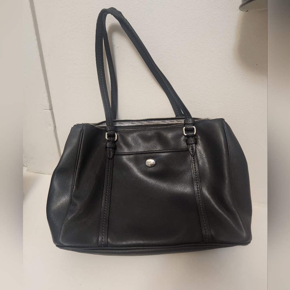Coach Large Black Peyton Tote Shoulder Bag - Picture 16 of 16